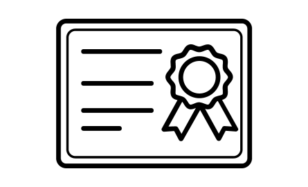 Infographic of a certificate