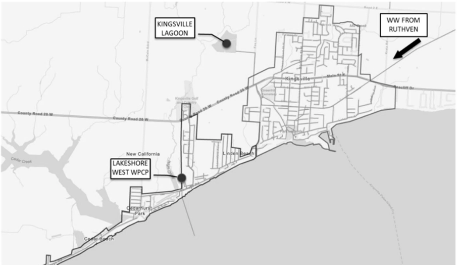 Overview of Kingsville Wastewater System