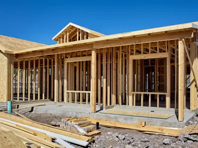 New home under construction